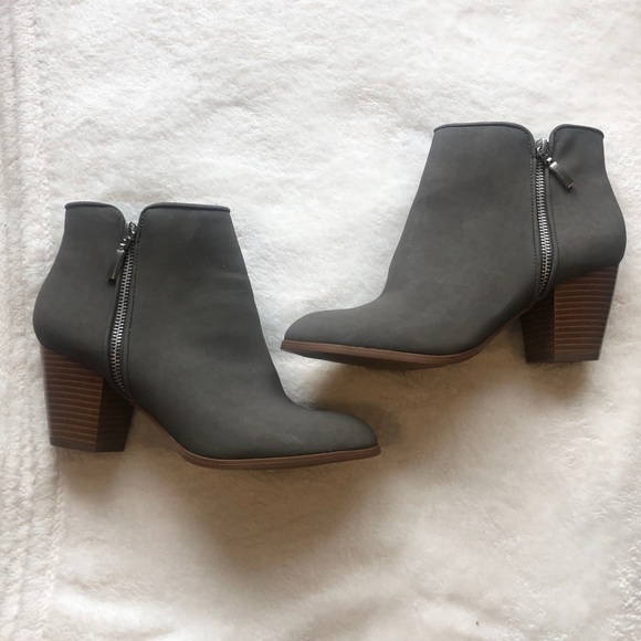 Style Co Grey Suede Booties 